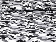 Army-Stoff Camouflage L911-72 Breite ca. 150 cm, Farbe 72 weiß-grau-dunkelgrau-schwarz