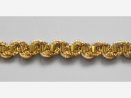 Brokatborte gold  Nr. 697811667_g mit Goldfolie durchzogen, Breite ca. 15 mm