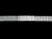 Gardinenband universal transparent Nr. 10031, Breite ca. 27 mm