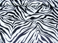 Jersey Zebra 60924 in schwarz-weiß mit feinen Lurexstreifen, Breite ca. 140 cm
