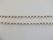 Mokuba Metallic Trimming Braid Nr. 9558-1, Farbe 1 silber, Breite ca. 5 mm