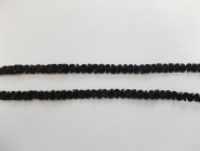 Mokuba Metallic Trimming Braid Nr. 9560-8, Farbe 8 schwarz, Breite ca. 8 mm