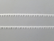 Mokuba Trimming Braid Nr. 0430-2, Farbe 2 weiß, Breite ca. 5 mm