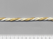 Plattierschnur HP1609 in creme-natur-gold, Breite ca. 8 mm