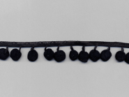 Pomponborte - Bommelborte Nr. 15009-09, Pompon-Durchmesser ca. 16 mm