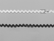 Zackenlitze 415104, Breite ca. 5 mm, Litzenbreite ca. 9 mm