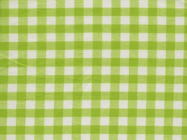 Baumwollstoff Vichykaro QRS0138-123 - 1 cm - Farbe lime
