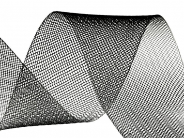 Crinoline Versteifungsband fein 080906-16, Breite 5 cm, Farbe 16 schwarz