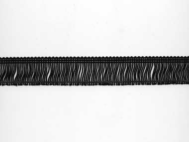 Fransenborte schwarz 8547-03, Breite ca. 3 cm