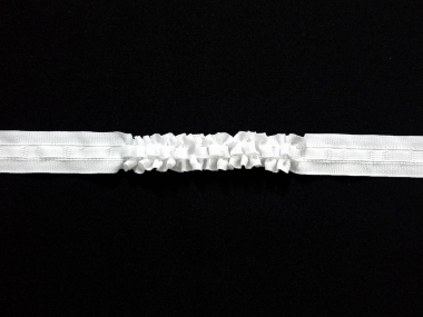 Gardinenband universal- Kräuselband weiß Nr. 10016, 23 mm