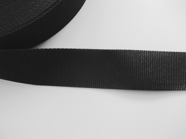 Gurtband 0649-40 schwarz, Breite ca. 40 mm