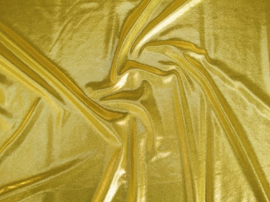 Metallic-Jersey hochglänzend 60909-g in gold