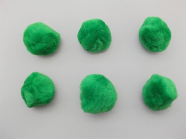 Pompons 500879-04, Farbe 04 grün