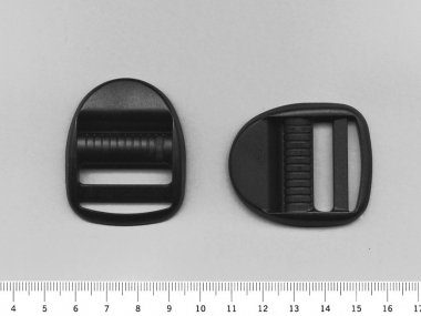 Verstellschnalle-Gurtschnalle Nr. 0650-30 schwarz, Gurtbreite bis ca. 30 mm