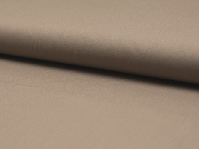 Baumwollstoff - Popeline QRS0150-254, Farbe 254 graubraun (taupe)