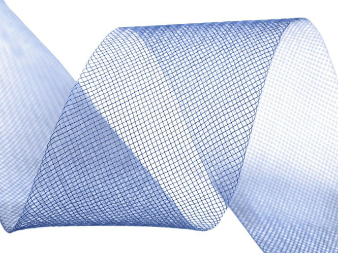 Crinoline Versteifungsband fein 080906-19, Breite 5 cm, Farbe 19 dunkelblau