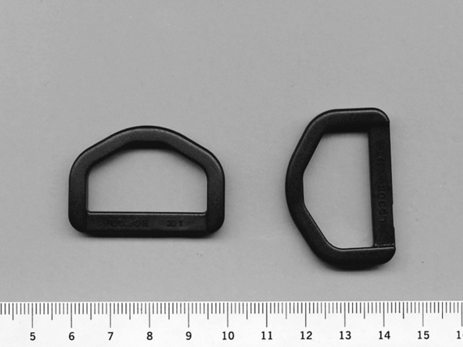 D-Ring Nr. 0652-30 schwarz, Gurtbreite bis ca. 30 mm