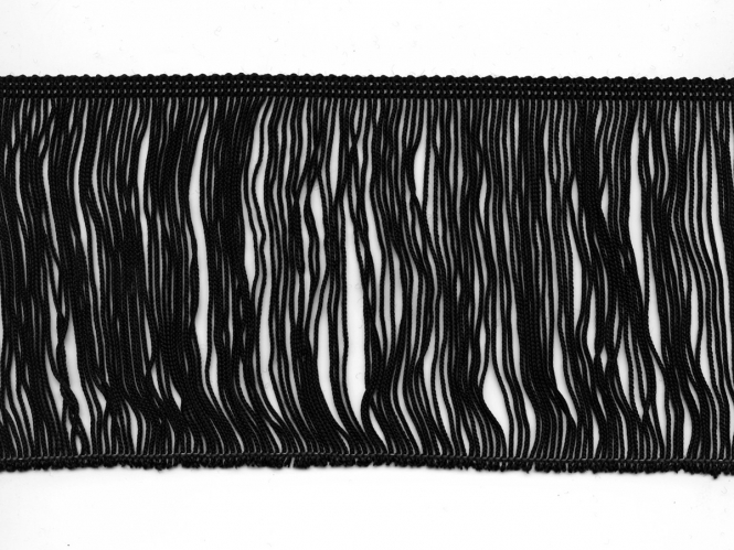 Fransenborte schwarz 8547-12, Breite ca. 11,5 cm