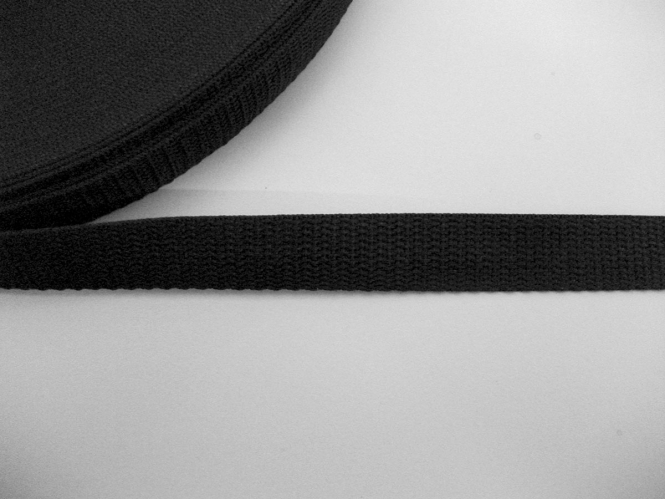 Gurtband 0649-20 schwarz, Breite ca. 20 mm