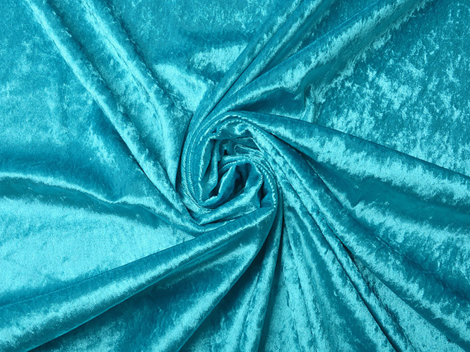 Pannesamt uni L724-47, Farbe 47 türkisblau