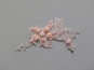 Blumenapplikation Nr. 56057724-02 mit Strasssteinen und Satinrose, Farbe 02 pink