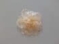 Chiffon-Blumenapplikation Nr. S 504-04 mit Perlen und Strasssteinen, Farbe 04 peach