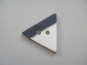 Dreiecksknopf Nr. DK02171/54-03, Farbe 03 schwarz-weiß