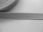 Gurtband 357254-30 silbergrau, Stärke ca. 1,8 mm, Breite ca. 30 mm