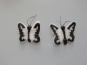 Jim Knopf Filz-Schmetterling Nr. 13396-02, Farbe 02 weiß-schwarz