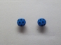 Knopf mit schwarzen Punkten Nr. 6089-24-6, Farbe 6 blau/schwarz