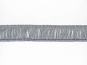 Lurex-Fransenborte silber 8818s-04, Breite ca. 4 cm