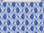 Spitzenstoff L727-16 mit Blumenmuster, Farbe 16 königsblau