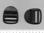 Verstellschnalle-Gurtschnalle Nr. 0650-40 schwarz, Gurtbreite bis ca. 40 mm
